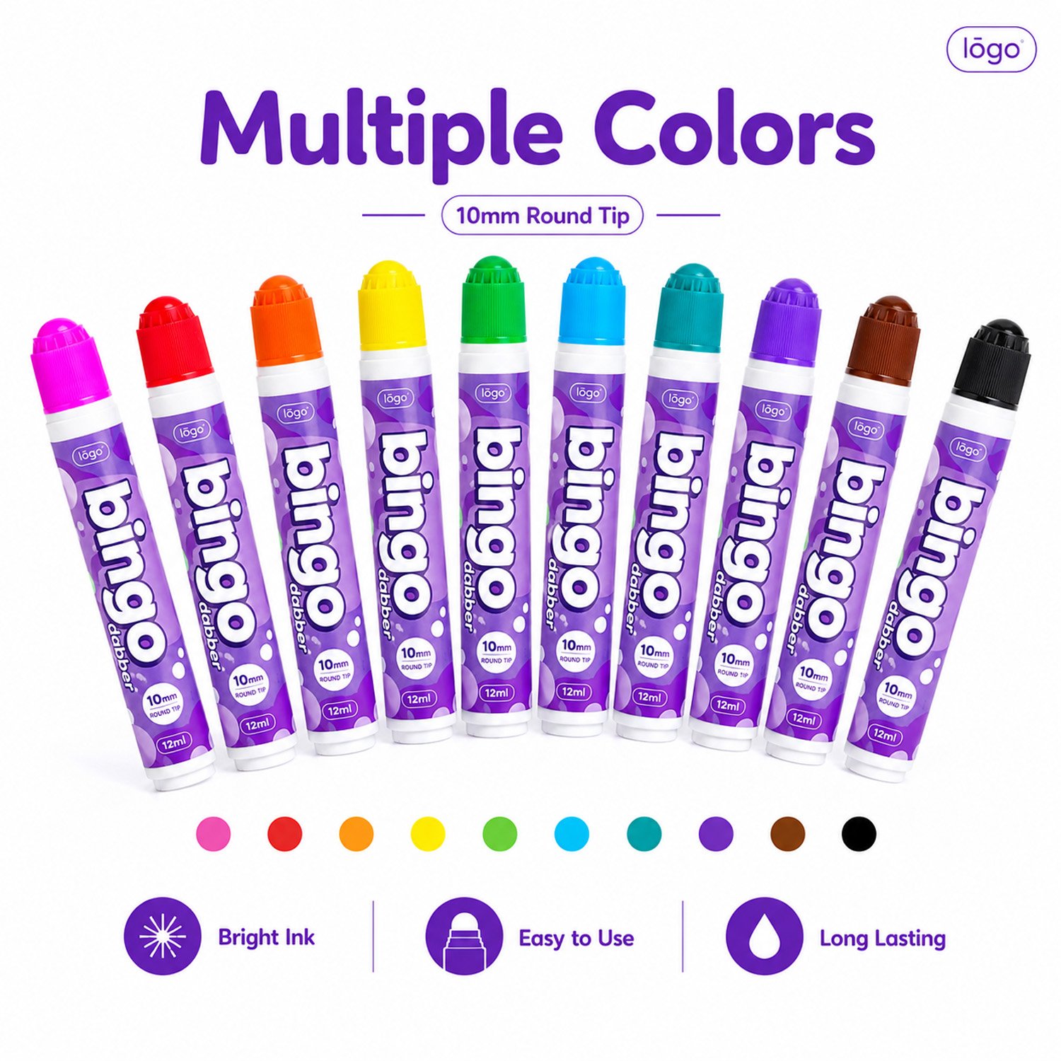 Bingo Marker BM-001(10mm Nib/12ml)